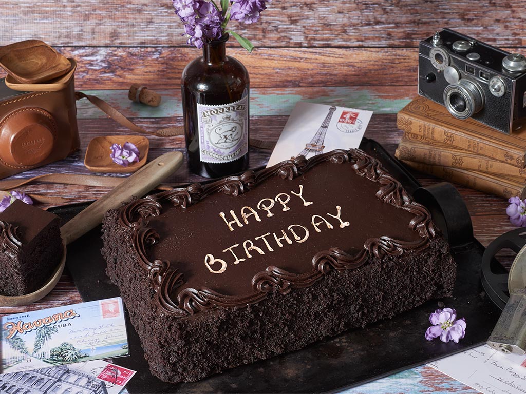 Chocolate Happy Birthday Sheet Cake – PuneBakers