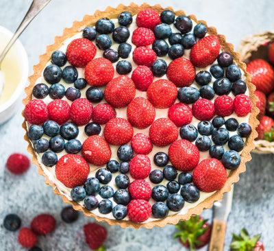 Delish Fresh Fruit Cake